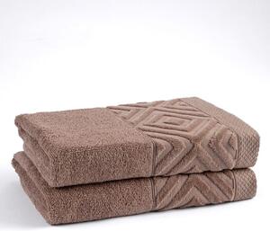 Set prosoape frotir PAULA taupe 50 x 90 cm 2 buc