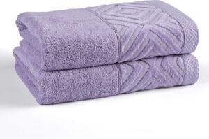 Set prosoape frotir PAULA lila 50 x 90 cm 2 buc
