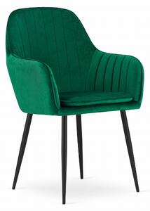 Scaun Bucatarie/Dining Moreno Catifea Verde