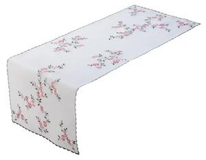Traversă de masă cu imprimeu MINI TRANDAFIRI 40 x 110 cm