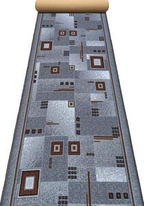 Traversa Print Dekart, Tesatura Plata, Latime 0.6m, Marime 60 x 300 cm, Gri, Festonata Surfilata Tivita, Antialergica, Polipropilena, Living