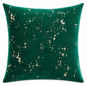 Perna Velaria, catifea Green Cosmos 40x40 cm - Burduf cadou
