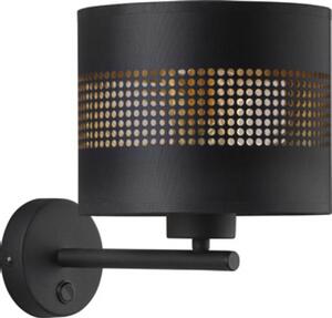 TK Lighting Tago plafonier 1x15 W negru-auriu 3210