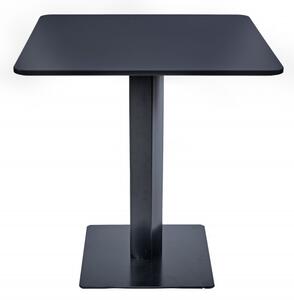 Masă dreptunghiulară, Bistro Culoare negru Palermo - 80x80 cm