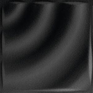 Panou decorativ pâslă 3D-Felt Wave negru 40x40 cm