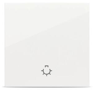 Întrerupător cu revenire 2M 10A Moda Voice ELBI, mecanism modular momentan pentru automatizări, design elegant disponibil în 4 finisaje moderne