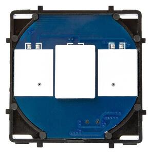 Întrerupător Touch Simplu Pulsar NS 10A, Mecanism Încastrat Fără Nul pentru Doză 60mm, Ideal pentru Instalații Electrice Moderne, Design Modular