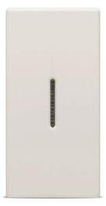 Întrerupător simplu modular ELBI Moda Voice 1M 10AX cu LED albastru încorporat, design elegant încastrat disponibil în 4 nuanțe pentru orice decor