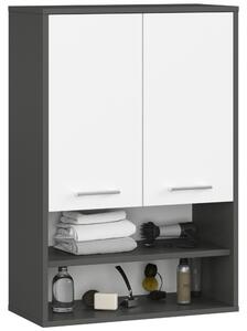Dulap de baie de perete Farid TYPE 7 (grafit + alb). Promo -12%. 1152090