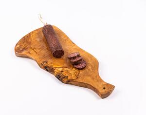 Tocător din lemn de măslin cu mâner 45 cm