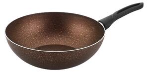 Tigaie Wok, 28 cm, Interior din Teflon (Anti-Aderent), Mâner Ebonită