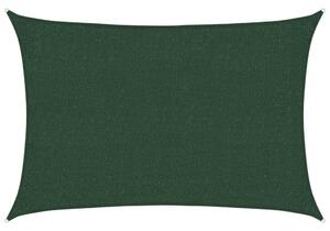 Pânză parasolar, verde închis , 2x2,5 m , HDPE,160 g/m²