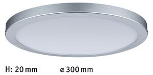 Paulmann Atria plafonieră LED Ø30cm crom, reglabil, Gri, Camera de zi / sufragerie, Plastic, Modern