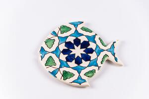 Platou pește | albastru turcoaz