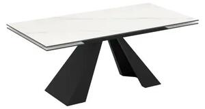 Masa extensibila din Ceramica Alb marmorat,Zina