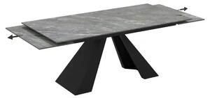 Masa extensibila din Ceramica Gri marmorat,Zina