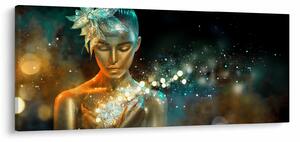 Tablou - zâna albastră (120x50 cm)