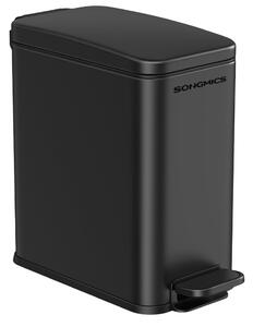 Coș de gunoi pentru baie NORD, 5 l, negru SongmicsHome