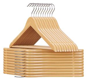 Set de umerașe din lemn SOHO, 20 buc., maro natur SongmicsHome