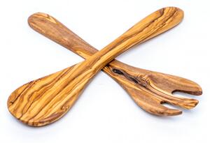Set Verona lingură și furculiță din lemn de maslin 25 | 30 | 35 cm