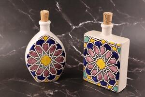 Set 2 sticle ceramice | floare stea