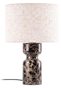 Lampă de masă Lucande, Marcella, Bej, Camera de zi, Țesătură / Textil, Modern