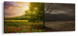 Tablou - cercul vieții (120x50 cm)