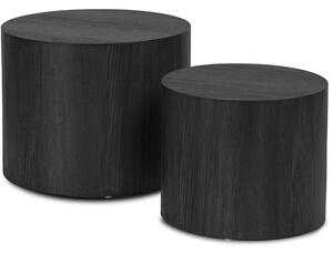 Set 2 mese de cafea Liloo (negru). Promo -18%. 1129183
