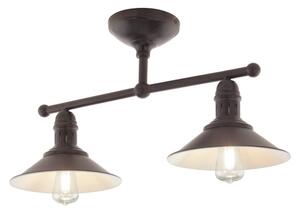 Eglo 49824 - Lustră pe tijă STOCKBURY 2xE27/60W