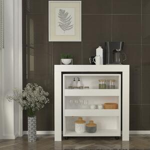 Dulap Oraganizator Bucatarie, Storage Master, UnicUtil, 90 x 29.6 x 91.6 cm, Alb, UUORG11