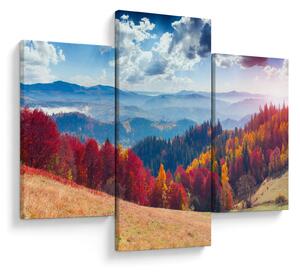 Tablou cu peisaj de toamnă pitoresc (90x60 cm)