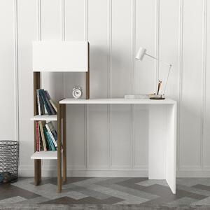 Birou, Clear Space, UnicUtil, 114.3 x 45 x 120 cm, Alb și Maro, UUDESK10