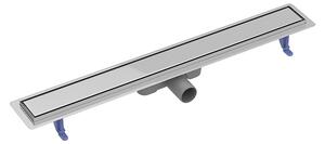 Cersanit Tako, canal de scurgere liniar cu grilă dublă 80 cm, oțel inoxidabil, S907-010