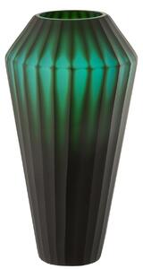 Vaza Elisa, Sticla, Verde, 17x17x33 cm