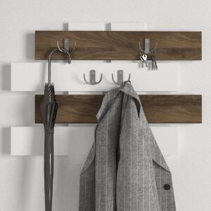 Cuier, Bold Hooks, UnicUtil, 80 x 60 cm, Alb-Maro, UUORG24