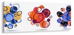 Tabloul cercuri colorate (120x50 cm)