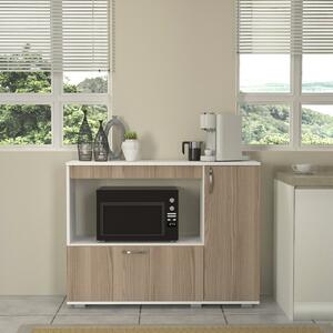 Organizator Bucatarie, Bold Flex, UnicUtil, 118.2 x 35 x 90 cm, Alb-Maro, UUORG38