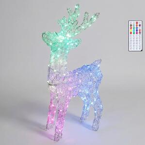 BRILAGI - LED RGBIC Decorațiune de Crăciun pentru exterior LED/6W/230V 60 cm IP44 ren + telecomandă