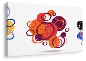 Tabloul cercuri colorate (90x60 cm)