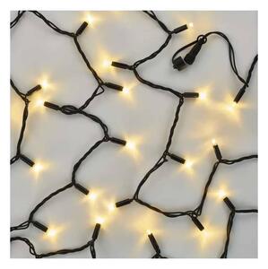 Ghirlandă luminoasă interconectabilă 50xLED/5m IP44 alb cald, negru