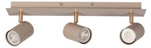 Kanlux 90782 - Corp de iluminat tip spot EVALO 3xGU10/10W/230V bej/auriu