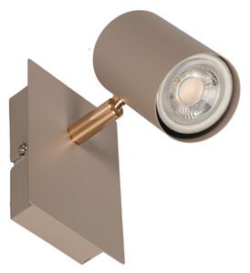 Kanlux 90780 - Aplica spot de perete EVALO 1xGU10/10W/230V bej/auriu