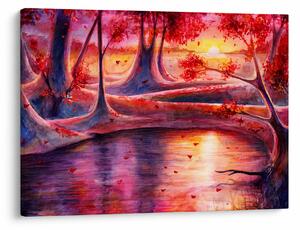 Tablou cu pădurea fermecată (70x50 cm)