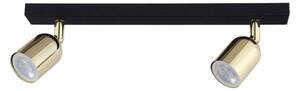 Spot LED TOP 2xGU10/10W/230V negru/auriu