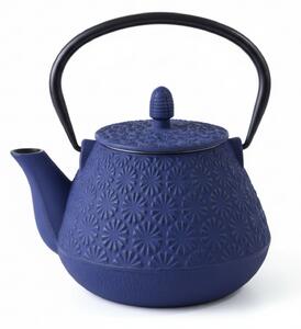 Ceainic din fontă cu infuzor TAKI, 1000 ml, bleumarin