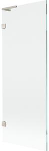 Mexen, Paravan de baie Mexen Lunar L cu 1 aripă 70 x 150 cm, transparent, nichel periat - 897L-070-000-97-00-00