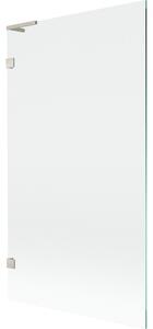 Mexen, Paravan de baie Mexen Lunar L cu 1 aripă 100 x 150 cm, transparent, nichel periat - 897L-100-000-97-00