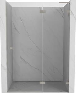 Mexen, Ușă de duș pivotantă Mexen Lunar L dreapta 130 cm, transparentă, nichel periat - 834L-130-000-97-00-P