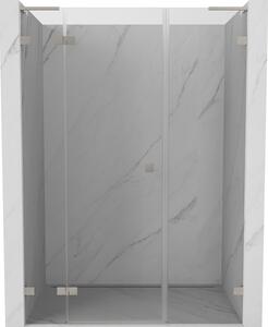 Mexen Lunar L, ușă de duș cu balamale pe stânga 120 cm, sticlă transparentă de 8 mm, profil din oțel, 834SL-120-050-97-00-L