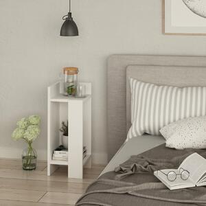 Noptiera, Stylish Minimalist, UnicUtil, 25 x 60 x 27 cm, Alb
